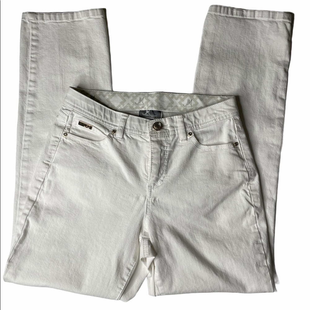 JM Collection White Skinny Jeans Sz. 4 P